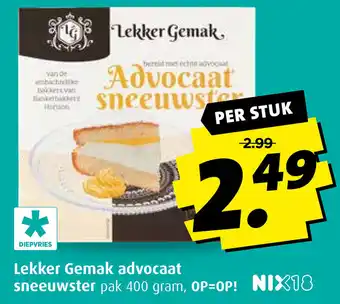 Boni Lekker gemak advocaat sneeuwster per stuk aanbieding