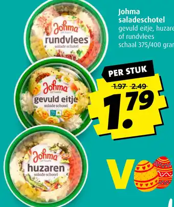 Boni Johma saladeschotel schaal 375 / 400 gram aanbieding