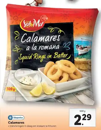 Lidl Sol Mar Calamares 500g aanbieding