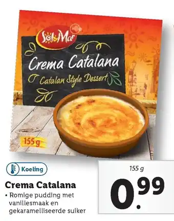 Lidl Sol Mar Crema Catalana 155g aanbieding