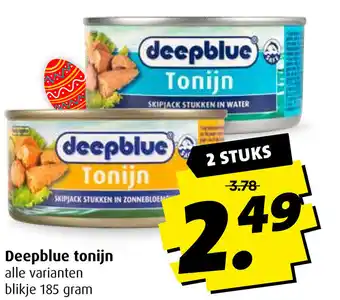 Boni Deepblue tonijn 185 gram aanbieding