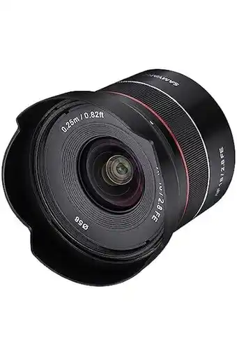 Amazon Samyang AF 18 mm F2.8 FE (Tiny but Super Wide) - autofocus full-frame en APS-C vaste brandpuntsafstand objectief Sony E E-Mou aanbieding