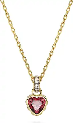 Amazon Swarovski Stilla hanger, Hart, Rood, Goudkleurige toplaag aanbieding