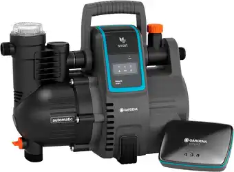 Amazon GARDENA smart Pressure Pump set: Hydrofoorpomp via app/tablet regelbaar, inclusief smart Gateway, capaciteit 5000 l/h, droogl aanbieding