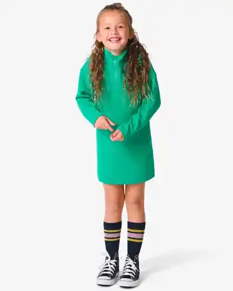 HEMA HEMA Kinderjurk Met Rits Groen (groen) aanbieding