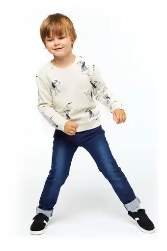 HEMA HEMA Kinder Broek Jogdenim Skinny Fit Donkerblauw (donkerblauw) aanbieding