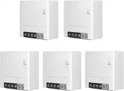 Amazon SONOFF MINI R2 WiFi-Aangesloten Schakelaar 2-Weg Slimme Schakelaar 5PCS, Compatibel Met Alexa/Google Home, Afstandsbediening, aanbieding