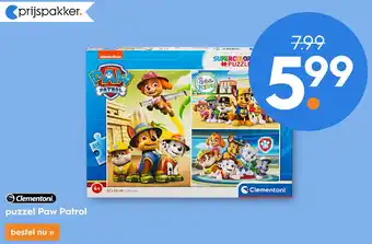 Blokker DUzzel Paw Patrol aanbieding