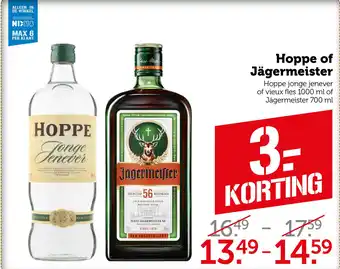 Coop Hoppe of Jägermeister aanbieding