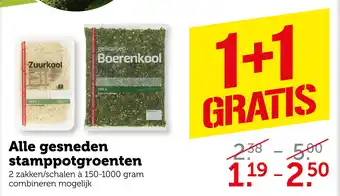 Coop Alle gesneden stamppotgroenten aanbieding