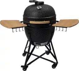 Intratuin Intratuin kamado barbecue Urban Chef Large Deluxe Mat Zwart D 59 H 133 cm aanbieding