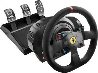 Amazon Thrustmaster T300 Integral Alcantara Force Feedback Racing Wheel voor PS5 / PS4 / PC aanbieding