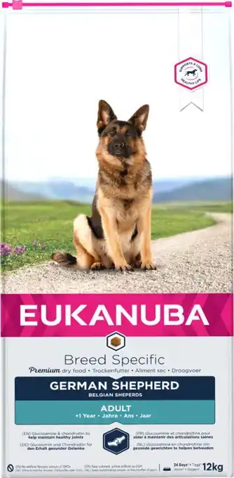 Welkoop Eukanuba Breed Specific Duitse Herder - Hondenvoer - 12 kg aanbieding