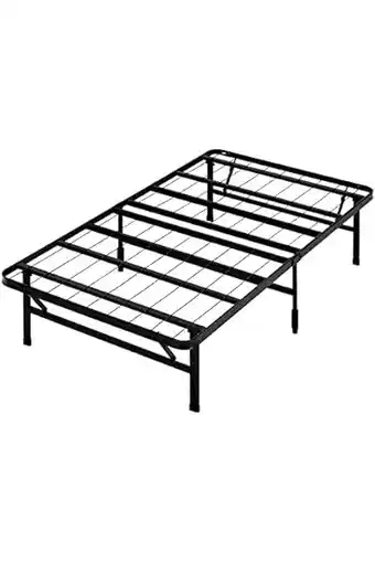 Amazon Zinus Shawn 35,5 cm SmartBase Platform Bed Frame, gelegeerd staal, zwart, 90 x 190 cm aanbieding