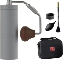 Amazon 1Zpresso X-Ultra Handmatige Koffiemolen-Grijs, Robuuste Metalen Behuizing,Roestvrijstalen Maalschijven, Numerieke Externe Ins aanbieding