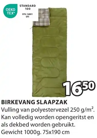 Jysk BIRKEVANG SLAAPZAK aanbieding