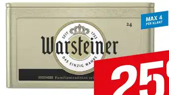 Coop Warsteiner pils aanbieding