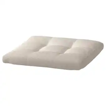 IKEA PoÄng Kussen voetenbank, Gunnared beige, 55x50 cm aanbieding