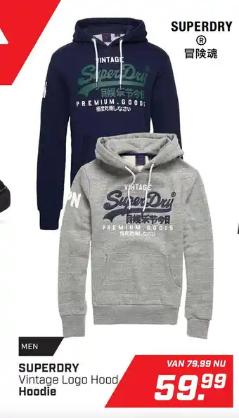 Daka Sport Superdry Vintage Logo Hood Hoodie aanbieding