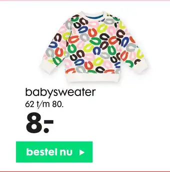 HEMA Babysweater aanbieding