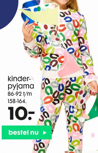 HEMA Kinderpyjama aanbieding