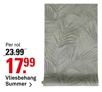 Karwei Vliesbehang Summer aanbieding