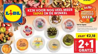 Lidl Verse tapas aanbieding