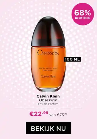 ICI Paris XL Calvin Klein Obsession Eau de Parfum aanbieding