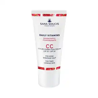 Douglas Sans Soucis Daily Vitamins CC Color Correction Cream SPF 20 for tired looking skin aanbieding