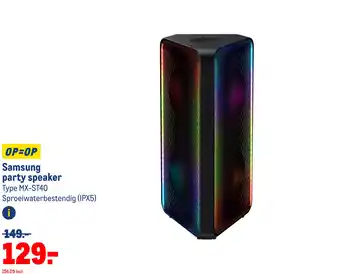 Makro Samsung party speaker aanbieding