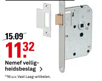 Karwei Nemef veilig- heidsbeslag aanbieding