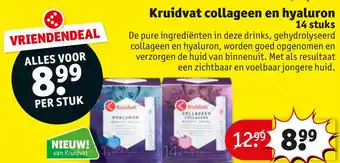 Kruidvat Kruidvat collageen en hyaluron 14 stuks aanbieding