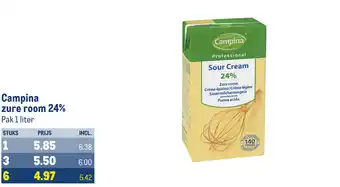 Makro Campina zure room 24% aanbieding