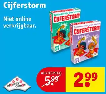 Kruidvat Cijferstorm aanbieding