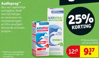 Kruidvat Audispray aanbieding