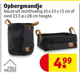 Kruidvat | Opbergmandje aanbieding