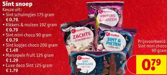 Kruidvat Sint snoep aanbieding