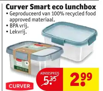 Kruidvat Curver Smart eco lunchbox aanbieding