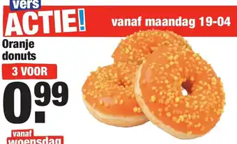 ALDI Oranje donuts aanbieding