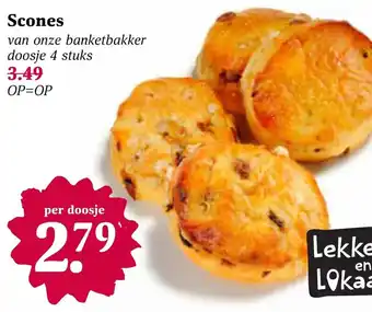 Boon`s Markt Scones 4 stuks aanbieding