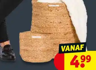 Kruidvat Jute opbergmand aanbieding