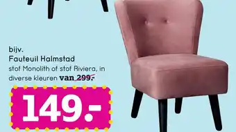 Leen Bakker bijv. Fauteuil Halmstad aanbieding