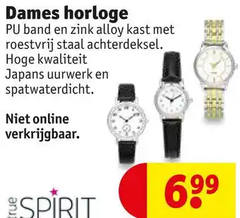 Kruidvat Dames horloge aanbieding