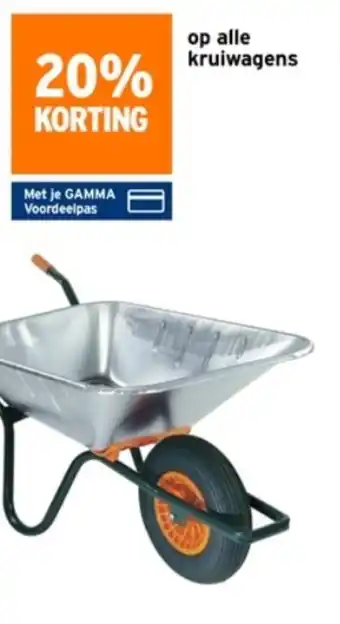 GAMMA op alle kruiwagens aanbieding