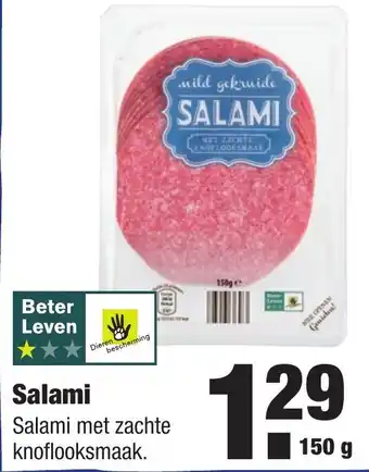 ALDI Salami 150g aanbieding