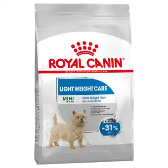 Zooplus 3kg Light Weight Care Mini Royal Canin Care Nutrition Hondenvoer aanbieding