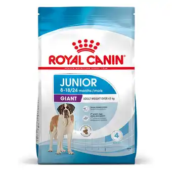 Zooplus 2x15kg Giant Junior Royal Canin Hondenvoer aanbieding