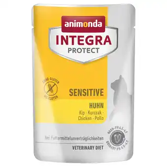 Zooplus 48x 85g Animonda Integra Protect Adult Sensitive Kip Katten Natvoer aanbieding