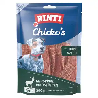 Zooplus 4 x 250 g Voordeelpakket RINTI Extra Chicko Wilde Honden Snacks aanbieding