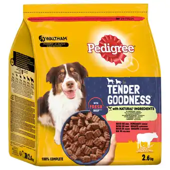 Zooplus Pedigree Tender Goodness met Rund - Voordeelpak: 3 x 2,6 kg aanbieding